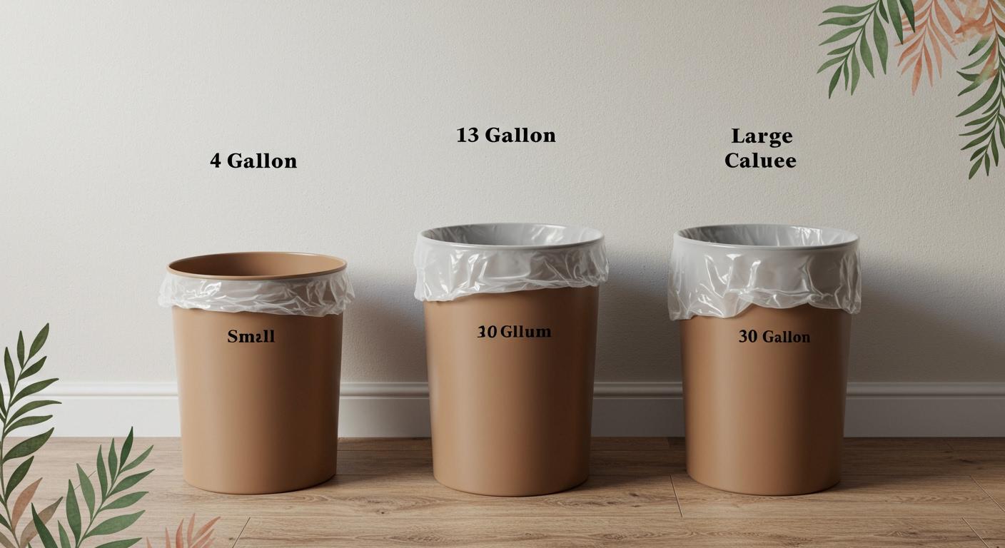 Your 2025 Trash Bag Size Guide