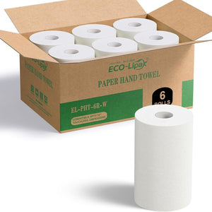 TAD Paper Towels 10inch x 800 Sheets, 6 Rolls | Commercial Automatic Dispenser Towels - ECO-Lipak