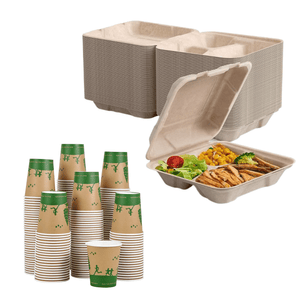 Takeout Packaging Set – Hot Drink Cups & Food Boxes for Cafés, Caterers & Foodservice - ECO-Lipak