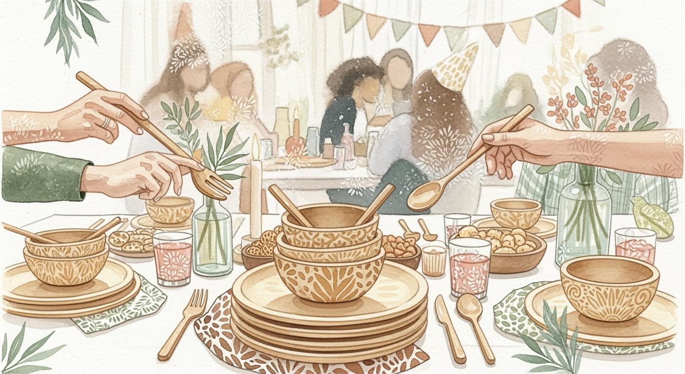 Is Scratch-Resistance of Premium Bamboo Tableware Worth It for Parties