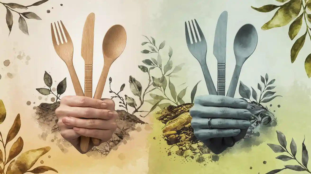 Wood Cutlery or Plastic Cutlery Better for the Planet