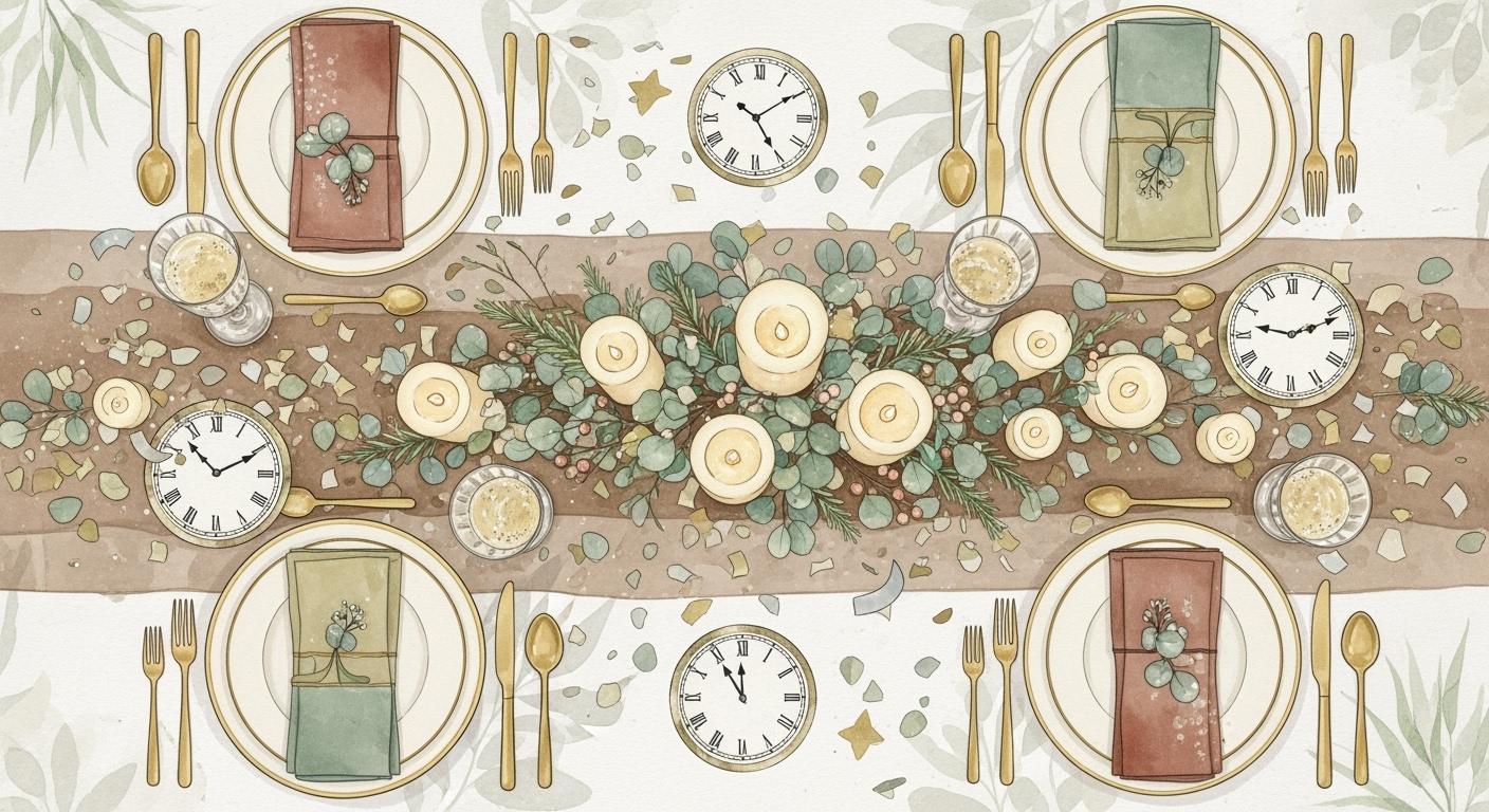 5 Tableware Ideas for a Stunning New Year's Eve - ECOlipak