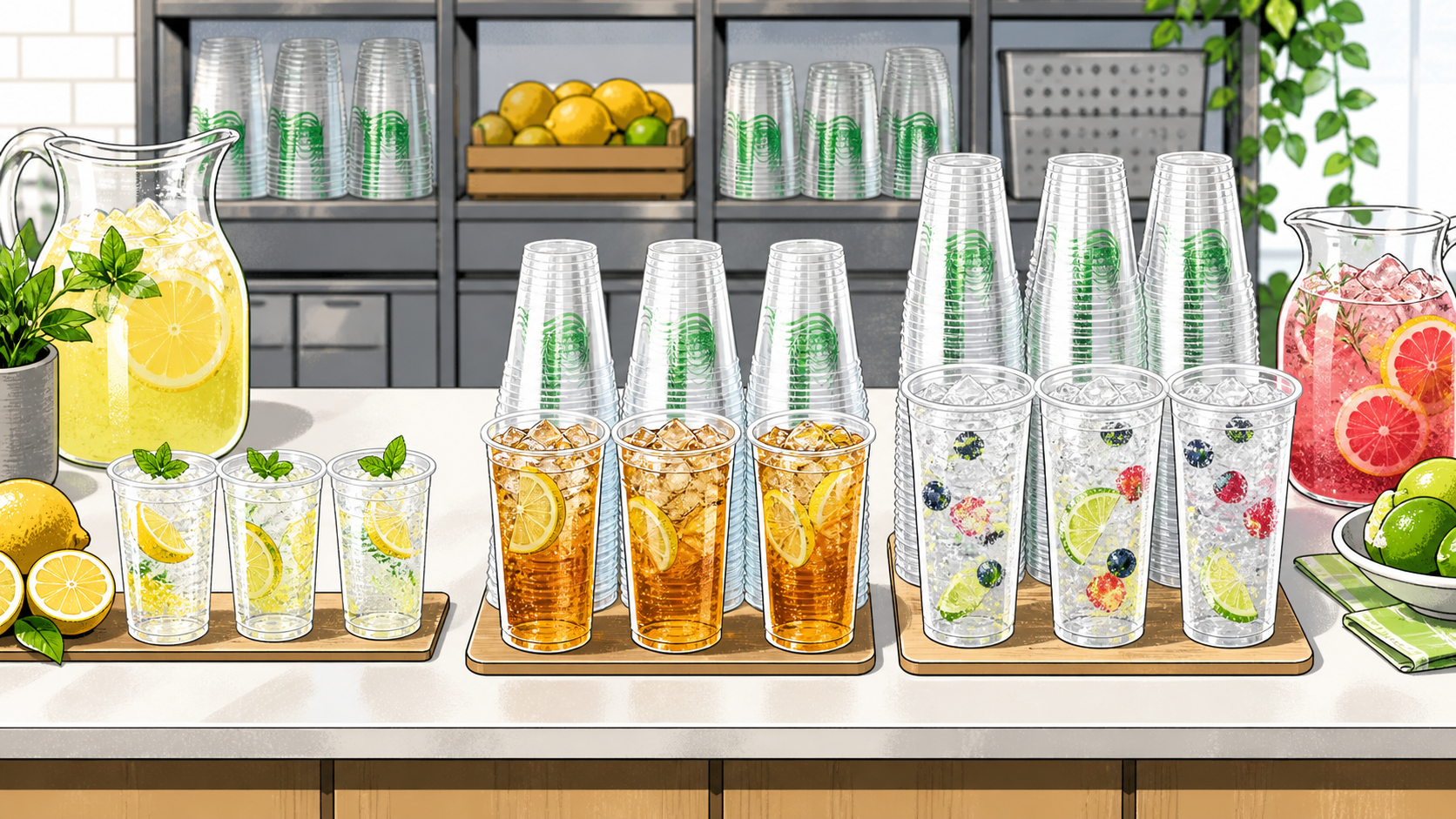 9 oz vs 12 oz vs 16 oz Cold Cups: A Beverage Menu Guide - ECO-Lipak