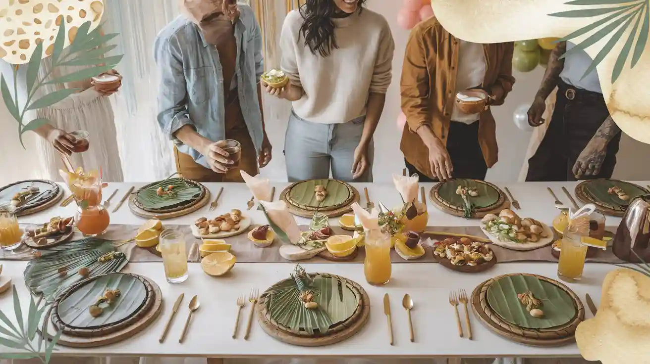 Eco-Friendly Plates for Modern Parties