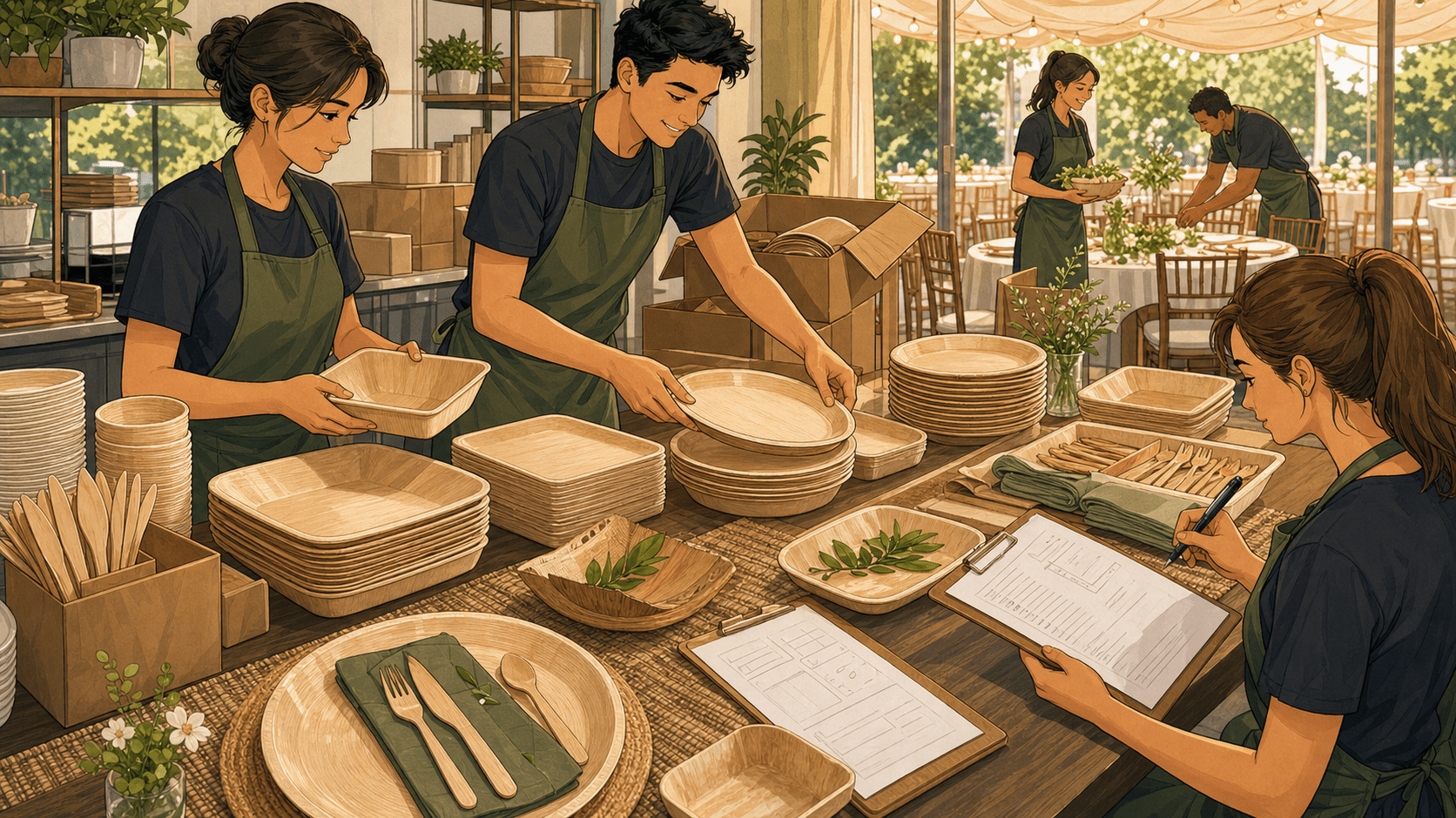 Bamboo Event Tableware Procurement: What Small Catering Teams Should Plan Before Ordering - ECO-Lipak