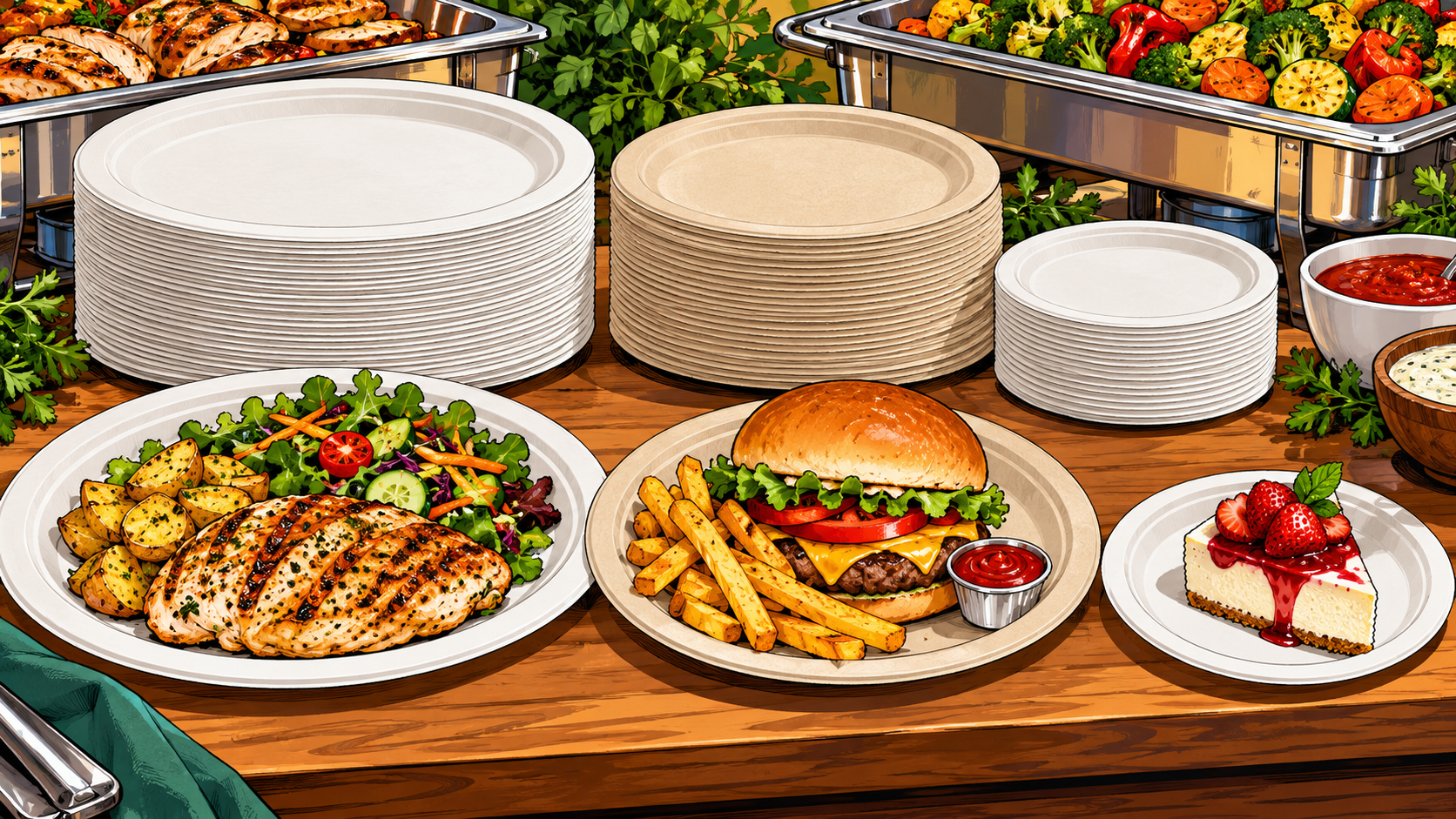 Best Paper Plates for Hot Food, Parties, and Daily Meals - ECO-Lipak