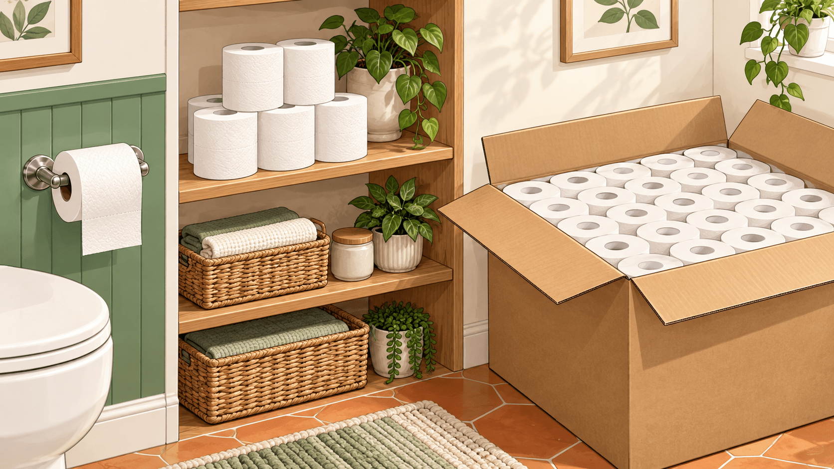 Bulk Bamboo Toilet Paper: 16 vs 72 Rolls - ECO-Lipak