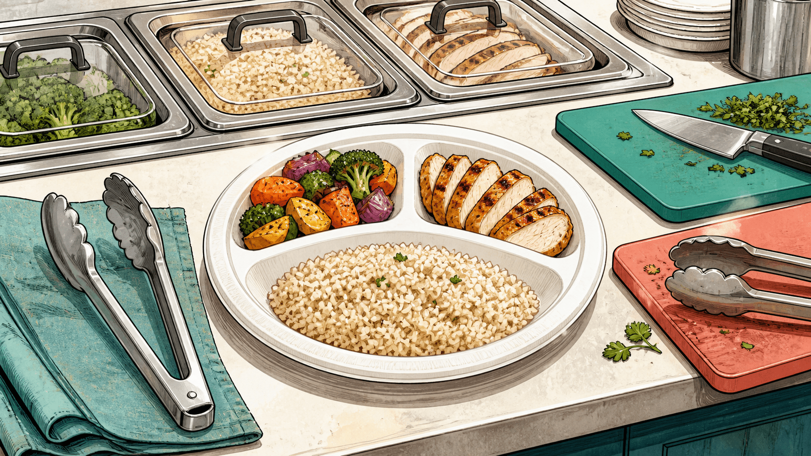 Can Compartment Plates Prevent Allergen Cross-Contact? - ECO-Lipak