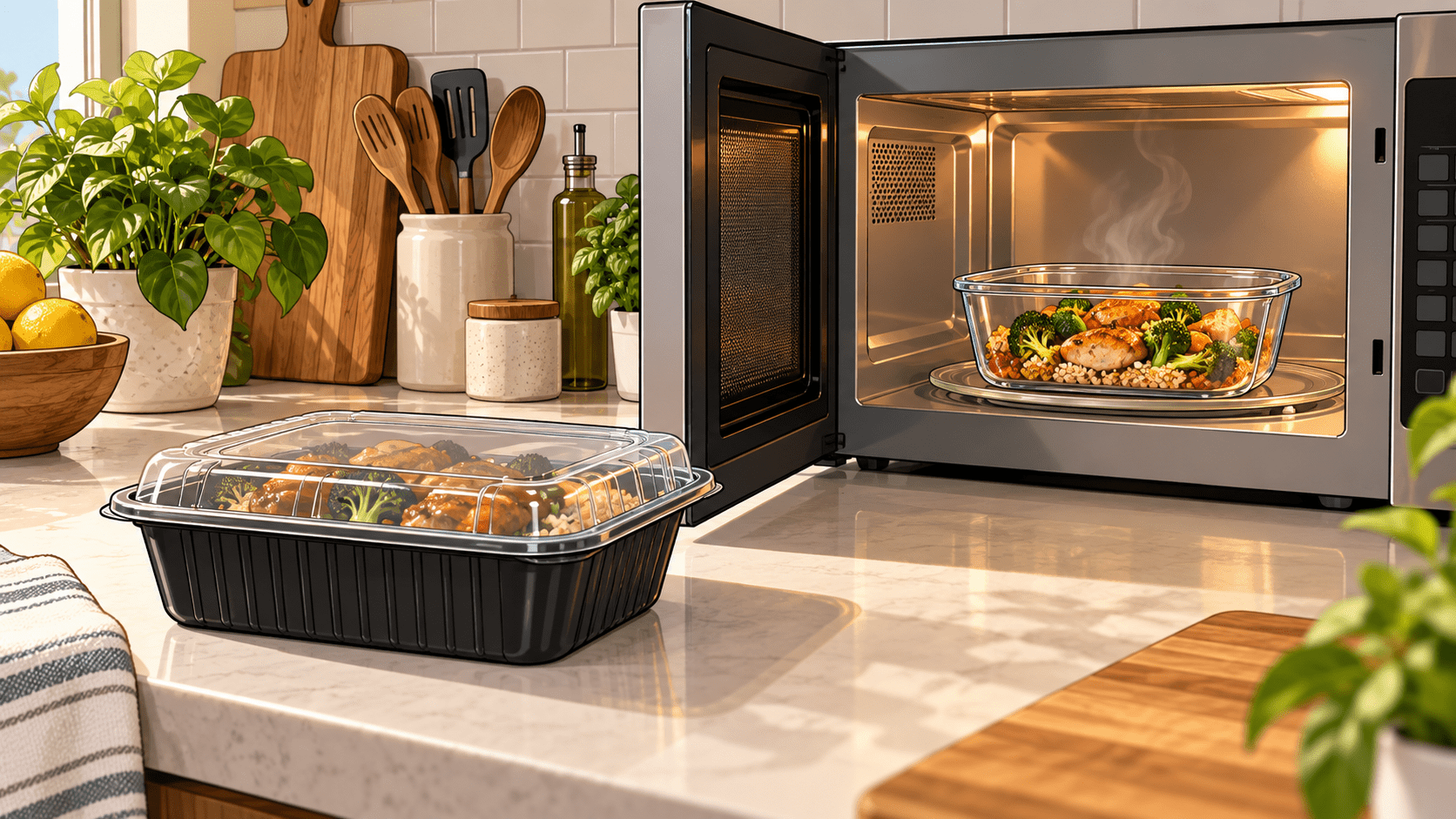 Can You Microwave Plastic Takeout Containers? - ECO-Lipak