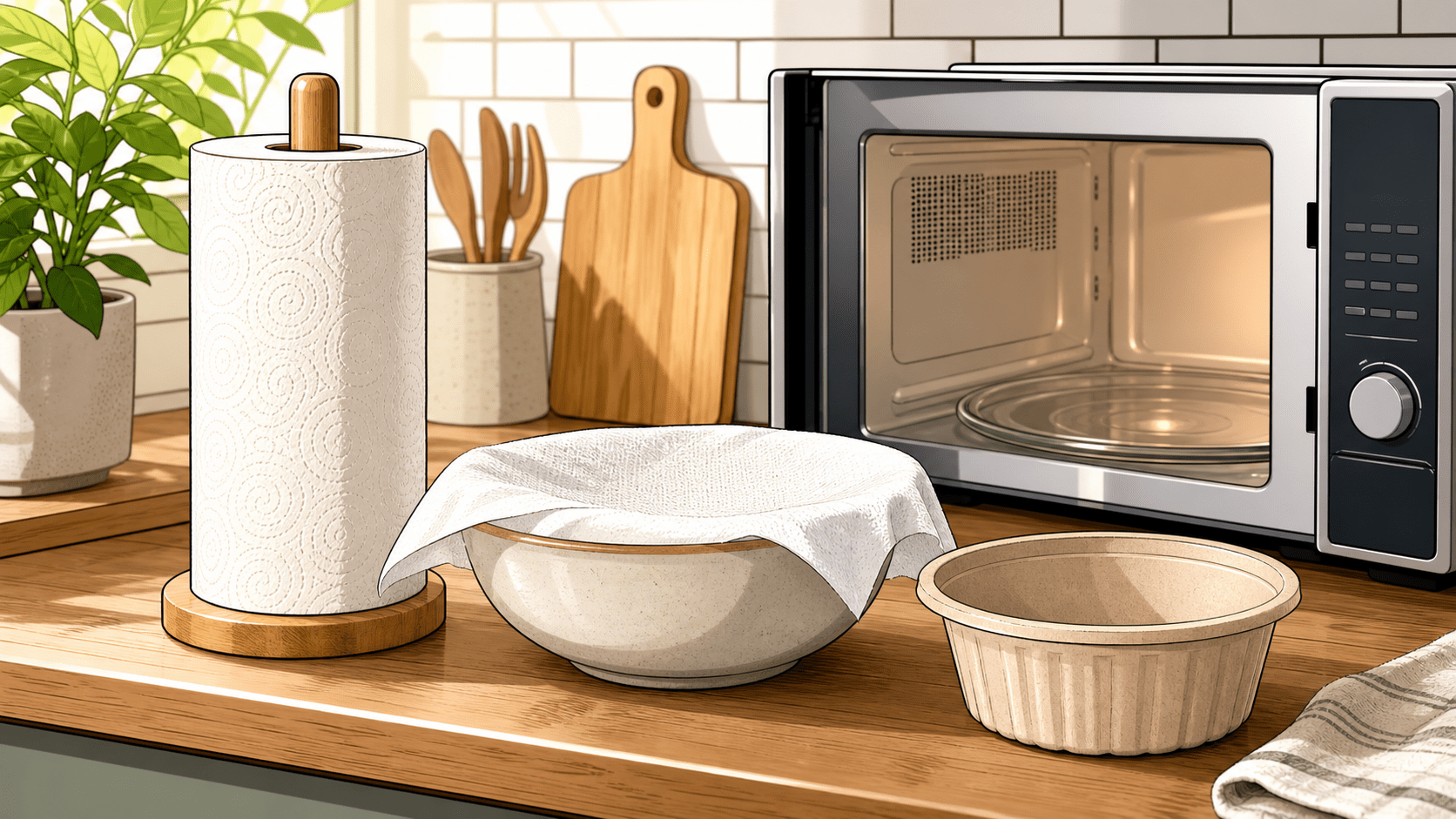 Can You Put a Paper Towel in the Microwave? Safe Covering Rules - ECO-Lipak