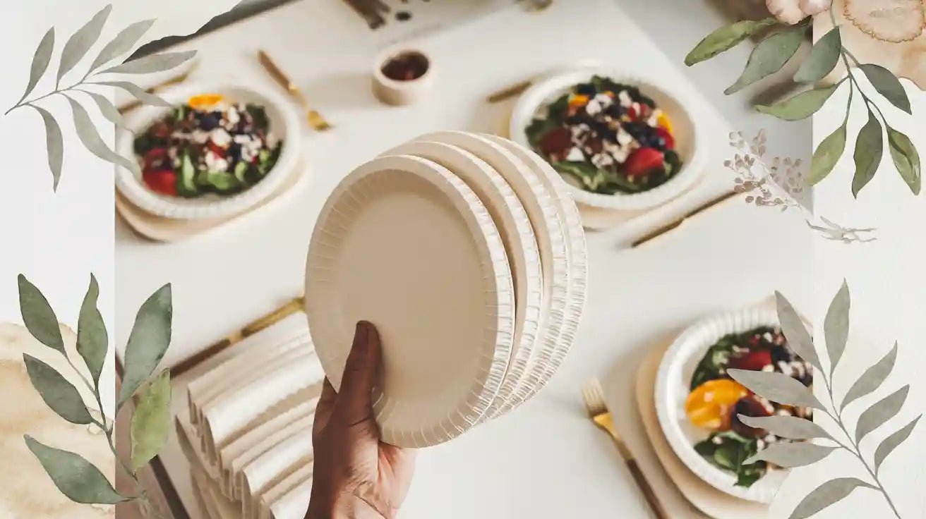 Choosing Cheap Bulk Paper Plates for Health - ECOlipak