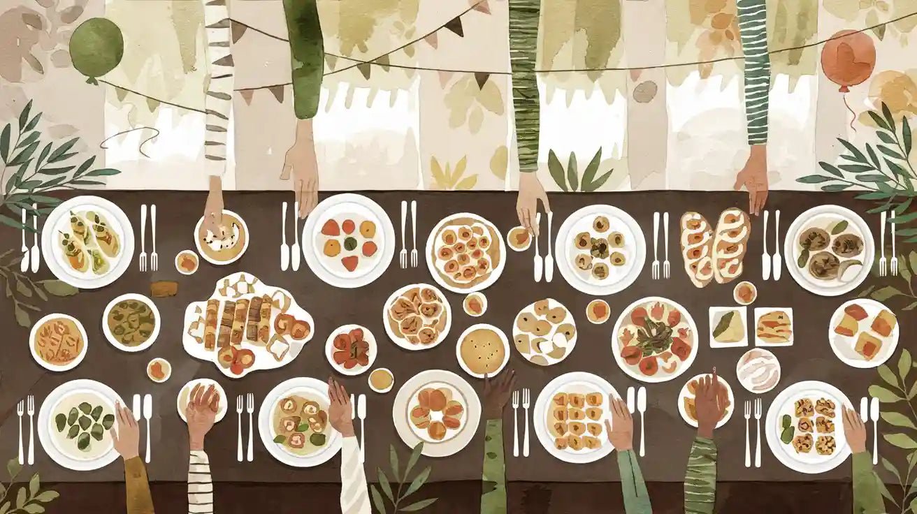 Choosing the Right Plate Size for Parties - ECOlipak