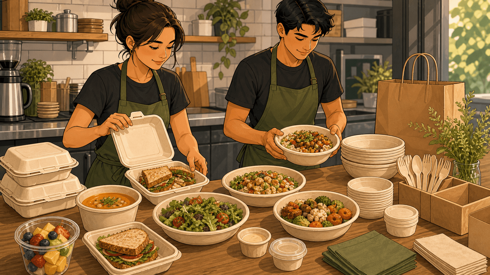 Clamshells vs Wide-Rim Bowls: How Food Moisture Changes Takeout Packaging Choices - ECO-Lipak