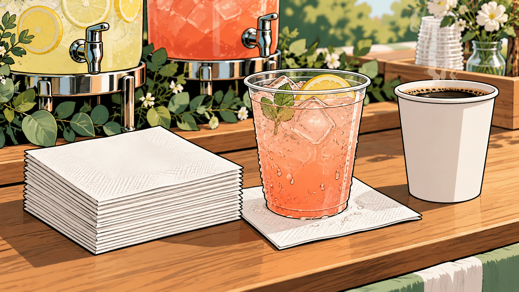 Cocktail Beverage Napkins: Five Checks Before Buying - ECO-Lipak
