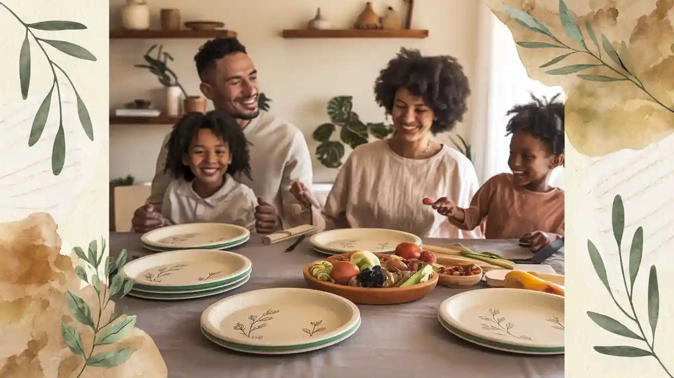 Compostable Plates Offer a Safer Choice for Families - ECOlipak
