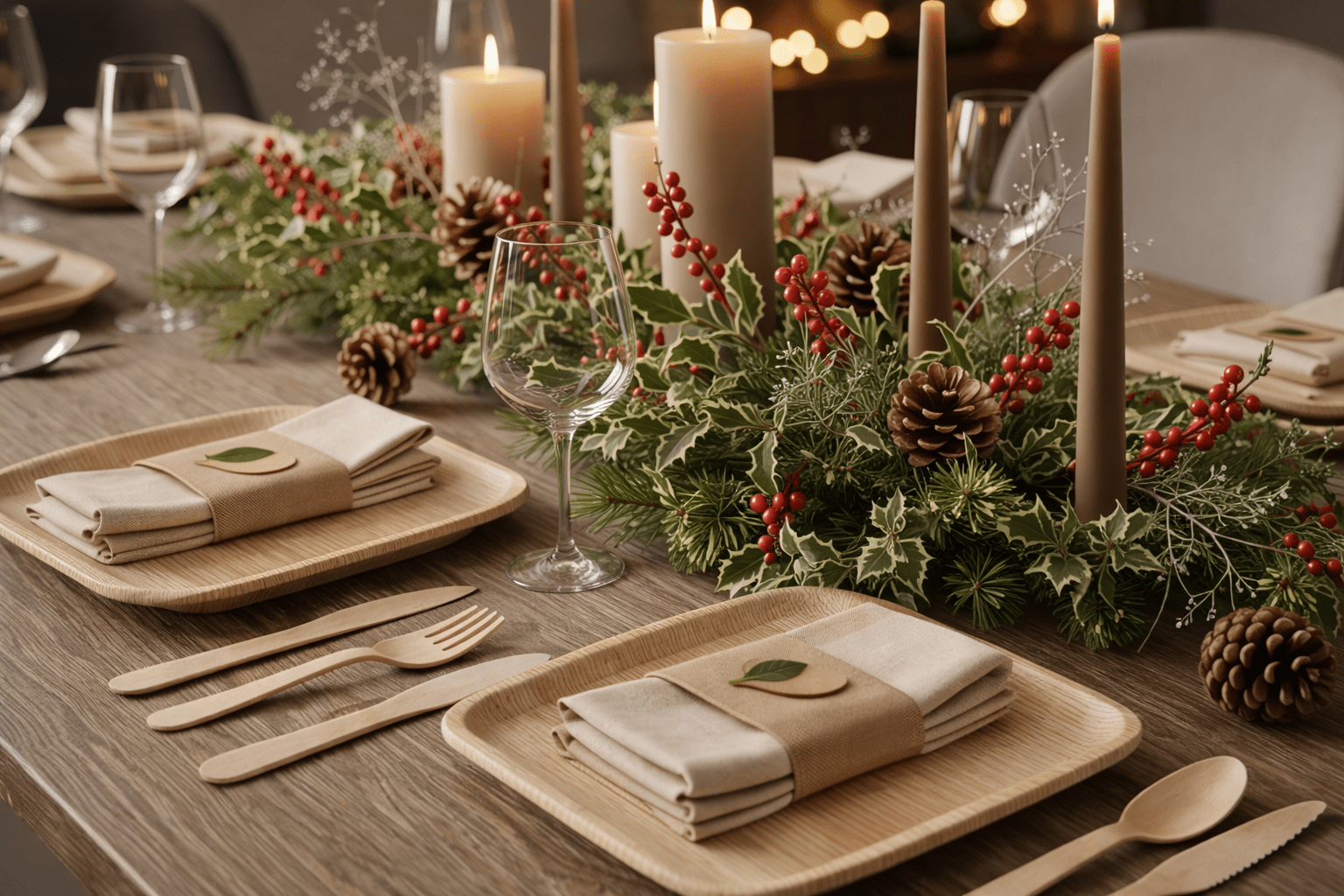 Create a Natural Holiday Table - ECOlipak