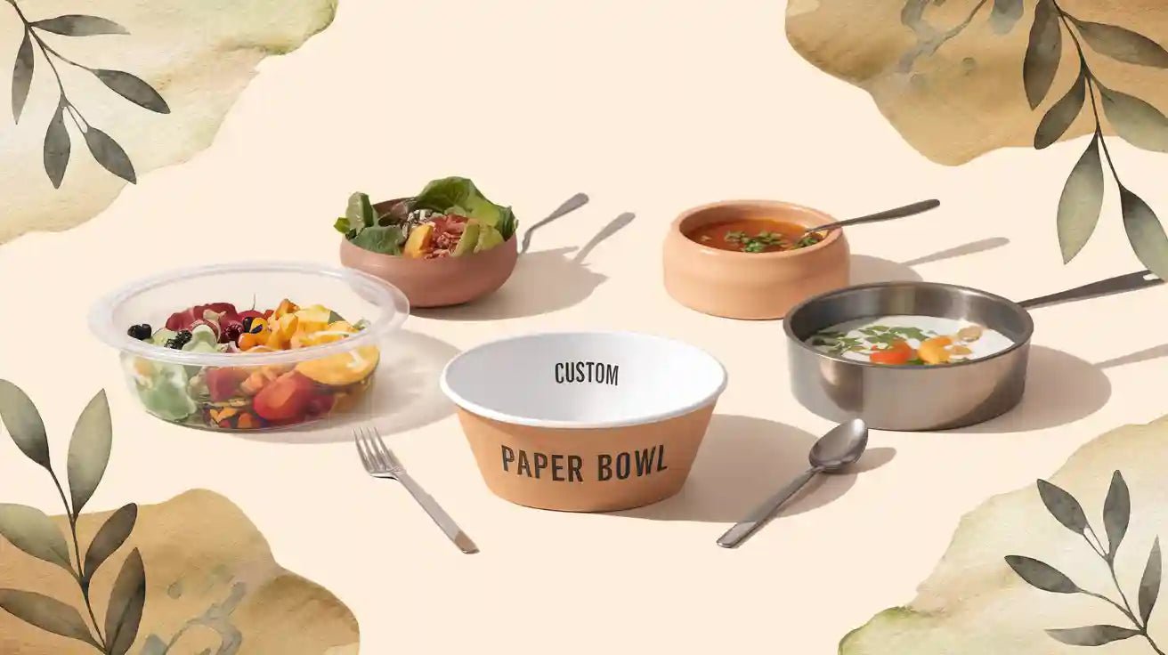 Custom 12 oz Paper Bowls vs Common Alternatives - ECOlipak