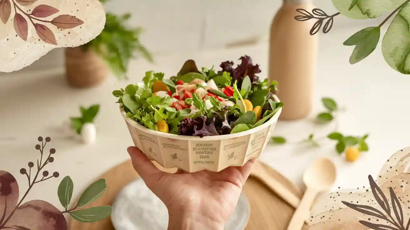 Disposable Salad Bowls for Sustainable Eating