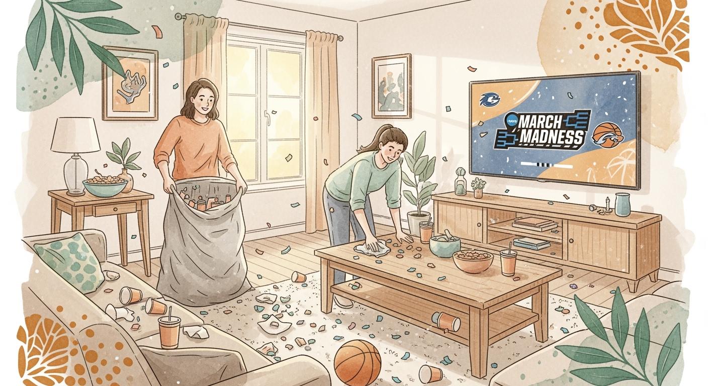 Easy Cleanup for March Madness Parties - ECOlipak