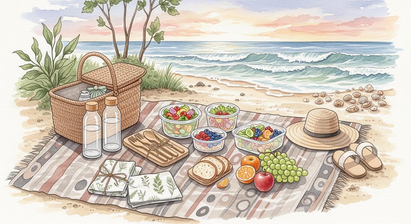 Eco-Friendly Beach Picnic Essentials - ECO-Lipak