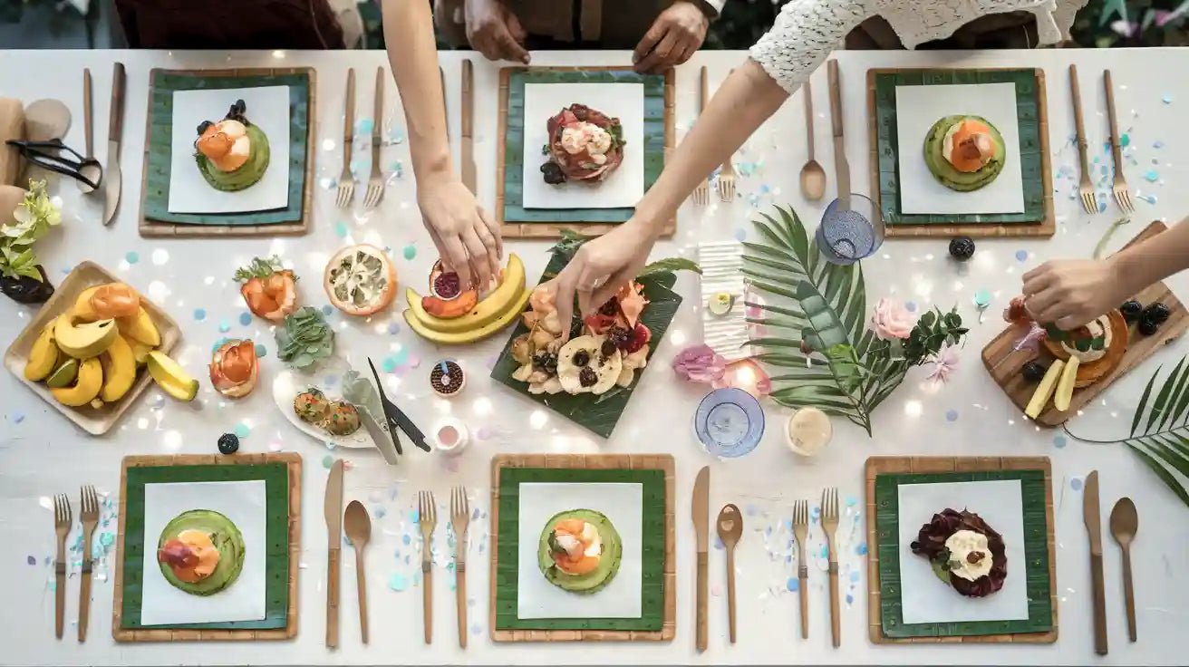 Eco-friendly Square Plate Alternatives for Sustainable Celebrations - ECOlipak