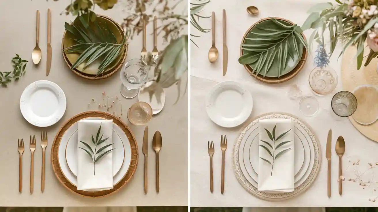 Eco Plates vs. Standard Tableware for Wedding Events - ECOlipak
