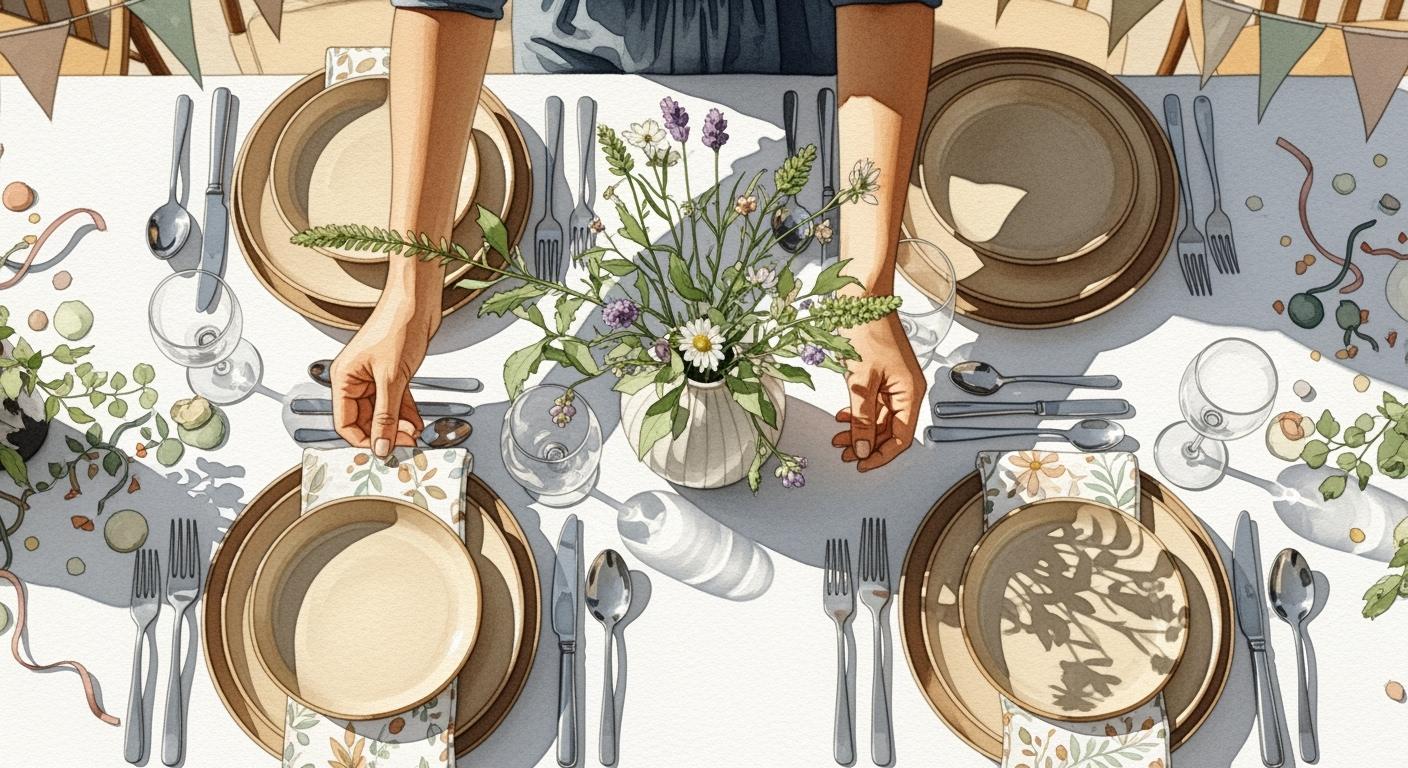 Never Stress About Setting the Table for Parties Again