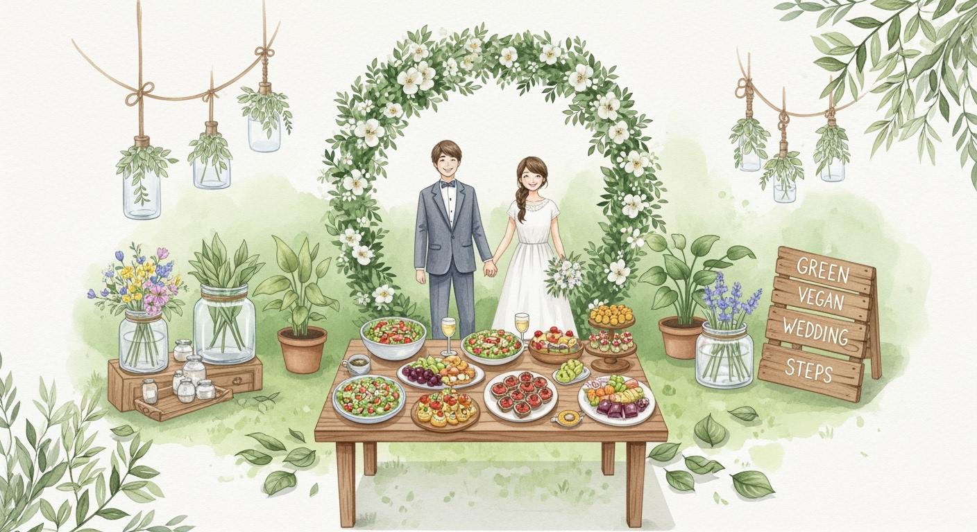 Green Vegan Wedding Steps - ECO-Lipak