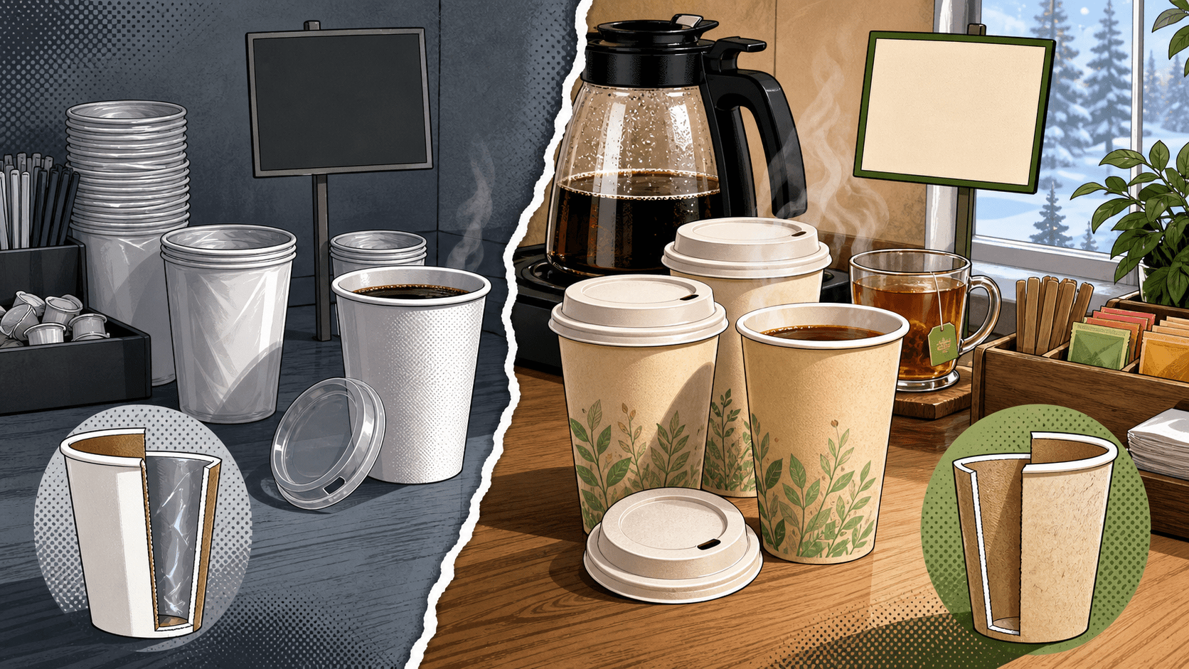 Hot Drink Paper Cups: What Plastic Coatings Mean for Winter Coffee - ECO-Lipak