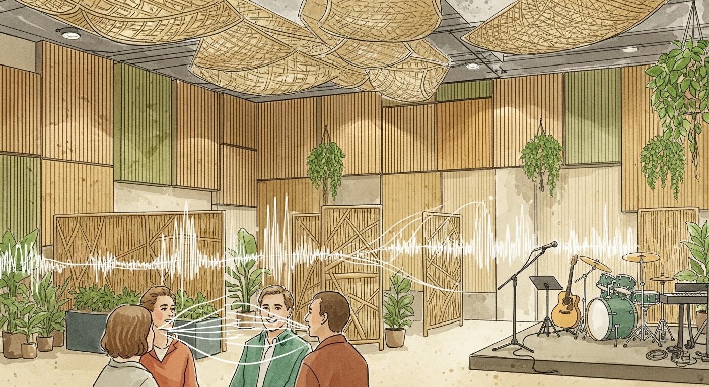 How Bamboo Transforms Event Acoustics - ECO-Lipak