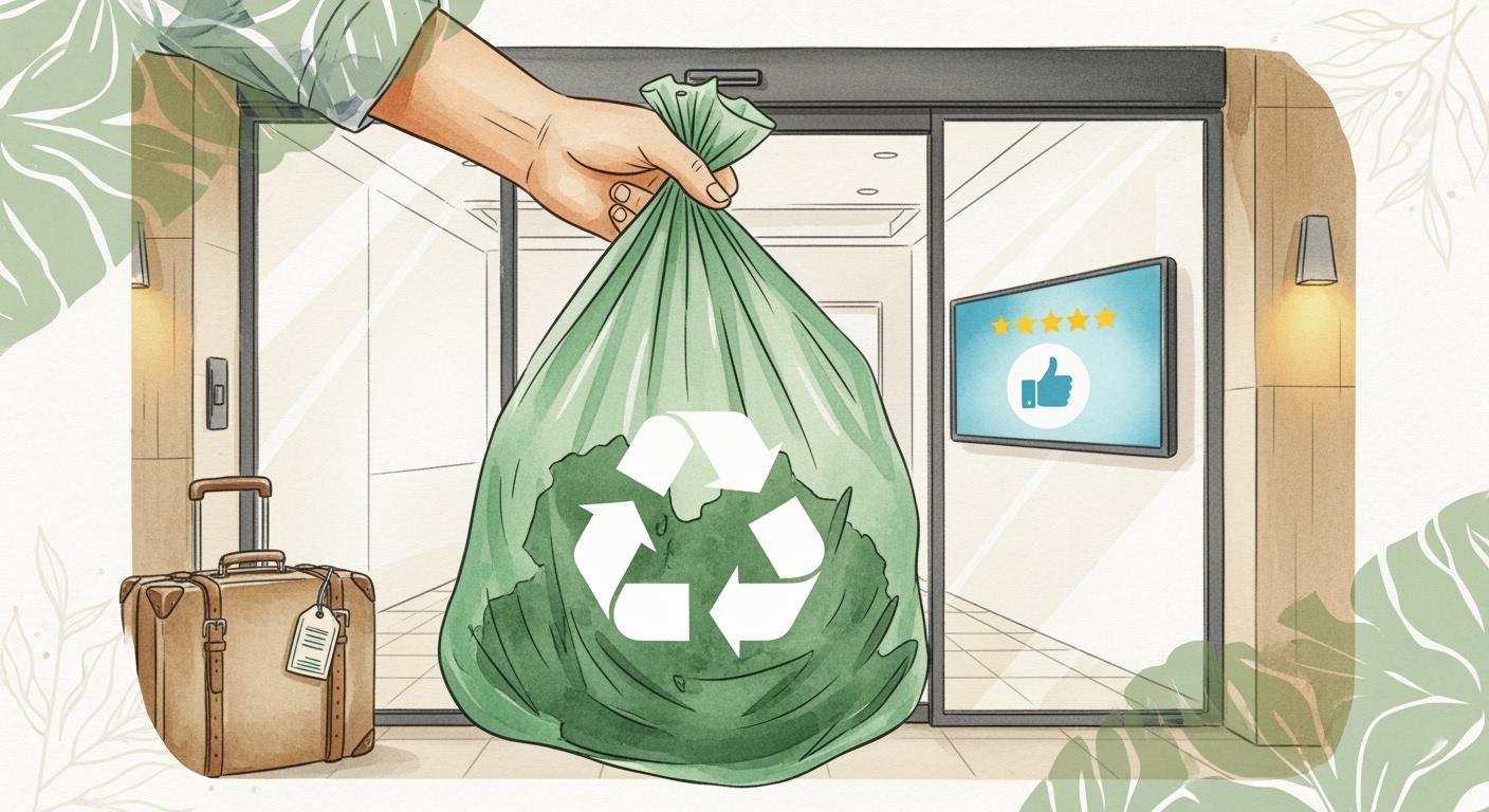 How Green Trash Bags Improve Travel Platform Scores - ECO-Lipak