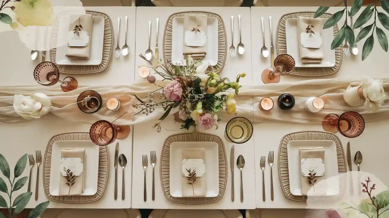 How Square Charger Plates Enhance Table Settings - ECOlipak