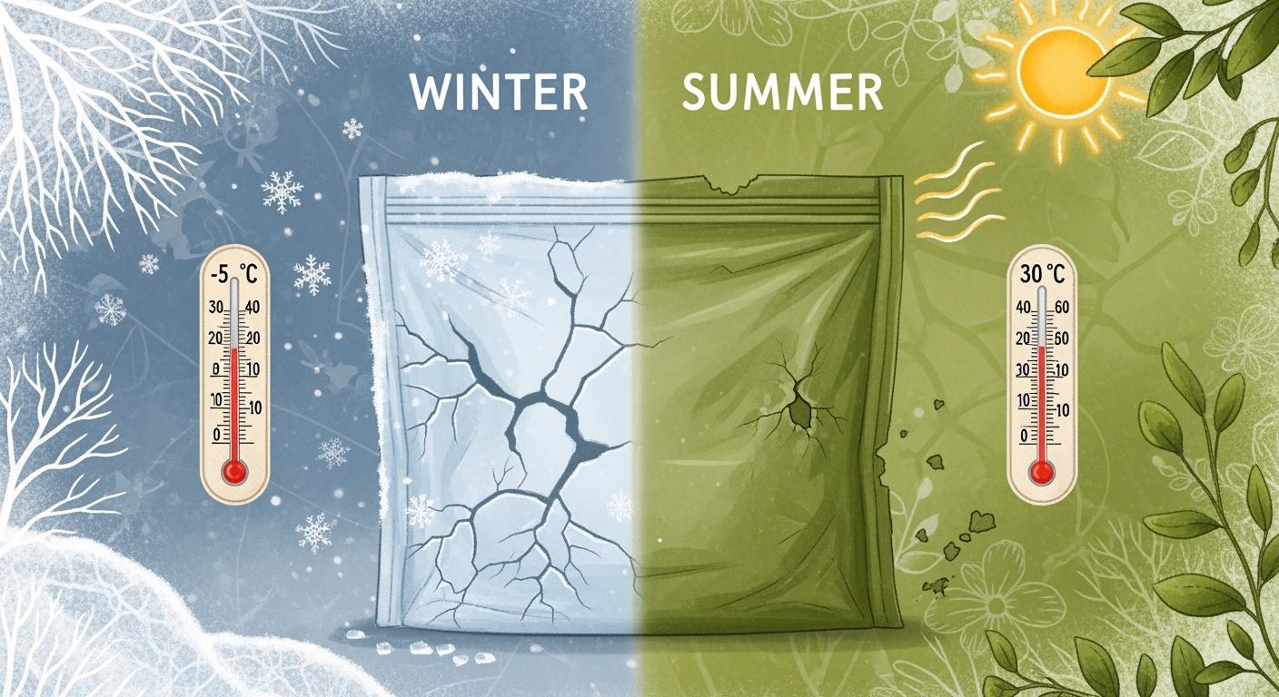 How Temperature Impacts Compostable Bags in Winter and Summer - ECOlipak