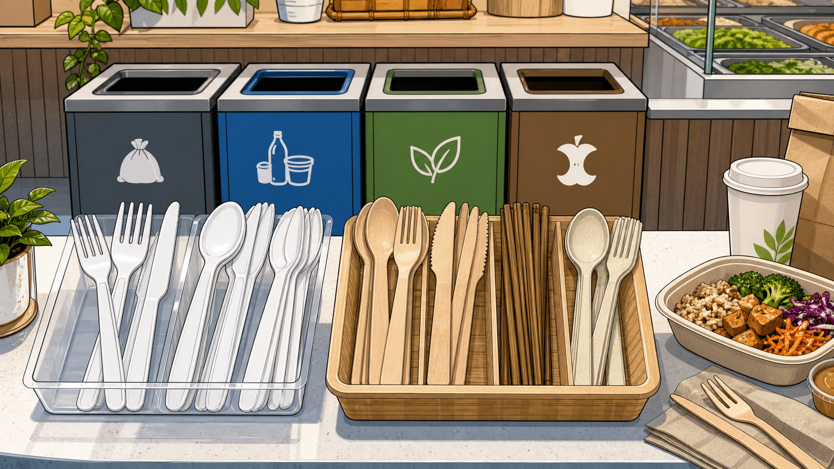 How to Dispose of Plastic Cutlery: A Practical Guide for Foodservice Teams - ECO-Lipak