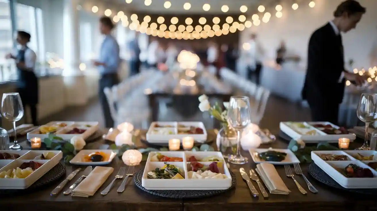 How to Pick the Best 3 Compartment Plates for Your Next Event - ECOlipak