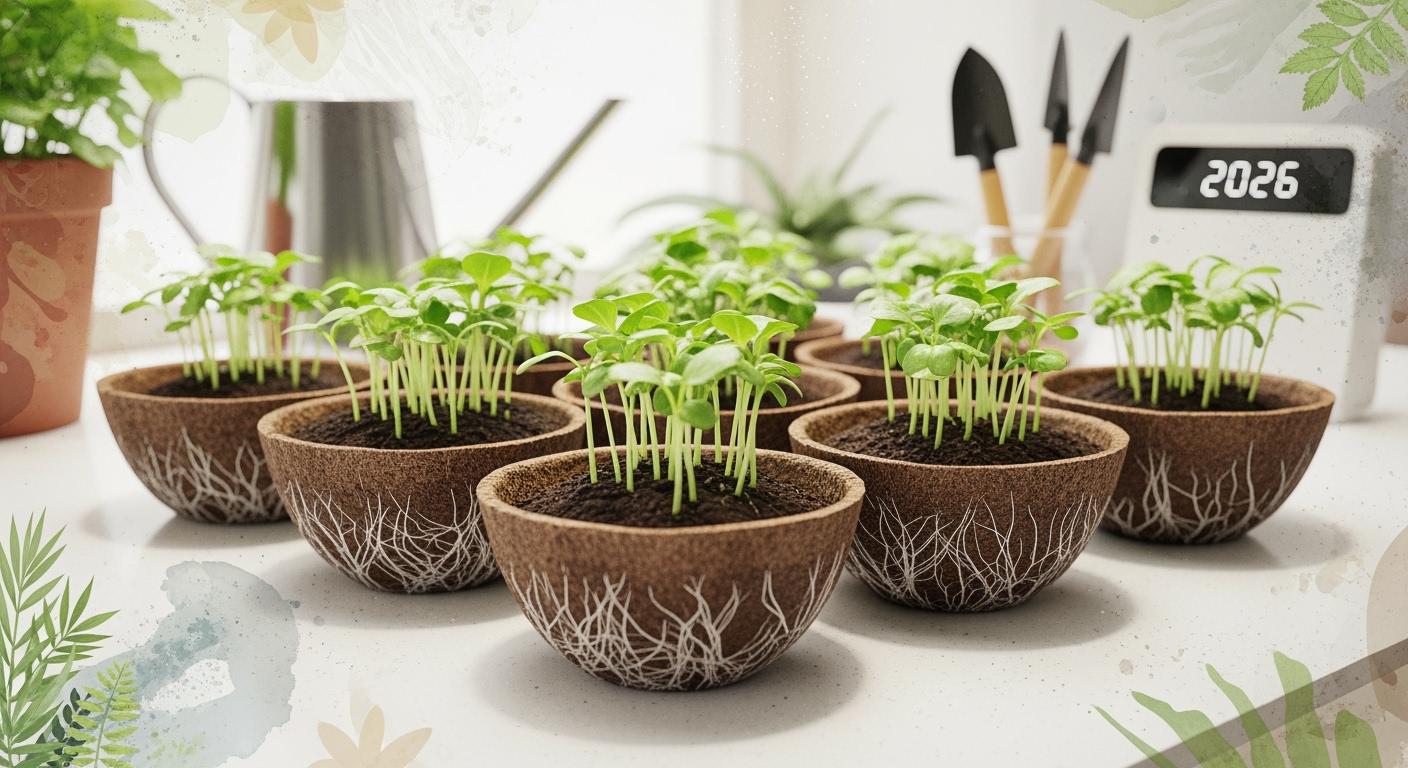 Nutrient-Rich Seedlings Using Sugarcane Bowls 2026 - ECO-Lipak