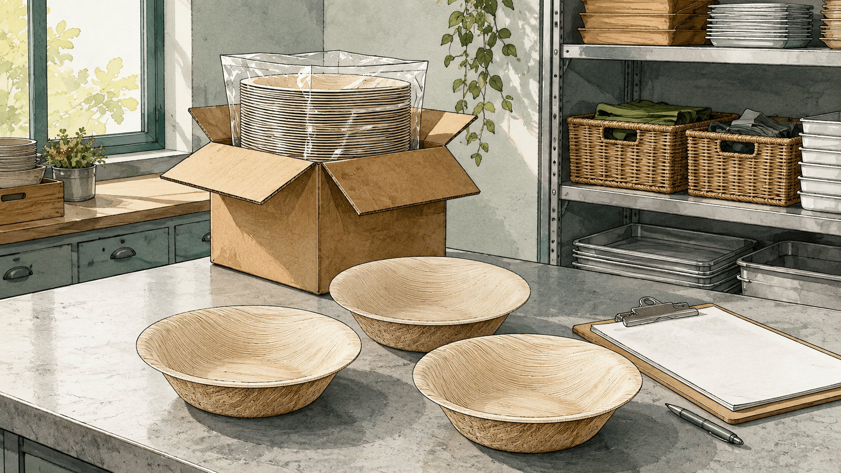 Palm Leaf Bowls: A Receiving and Storage Checklist - ECO-Lipak