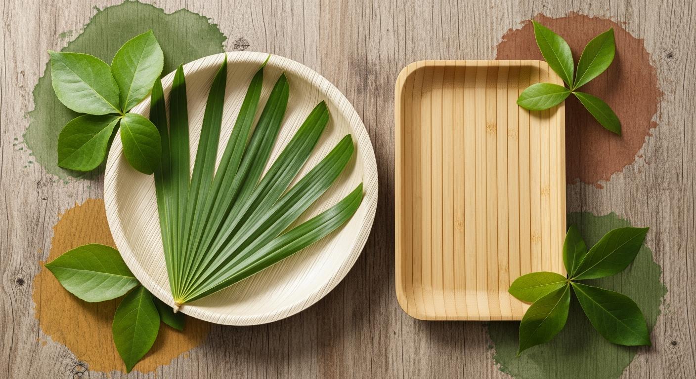 Palm vs. Bamboo Plates Which Is Greener? - ECOlipak