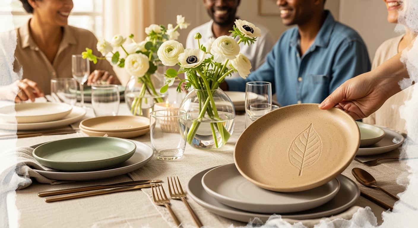 Psychology of Hosting: Guests Feel Good With Eco-Chic Plates - ECOlipak