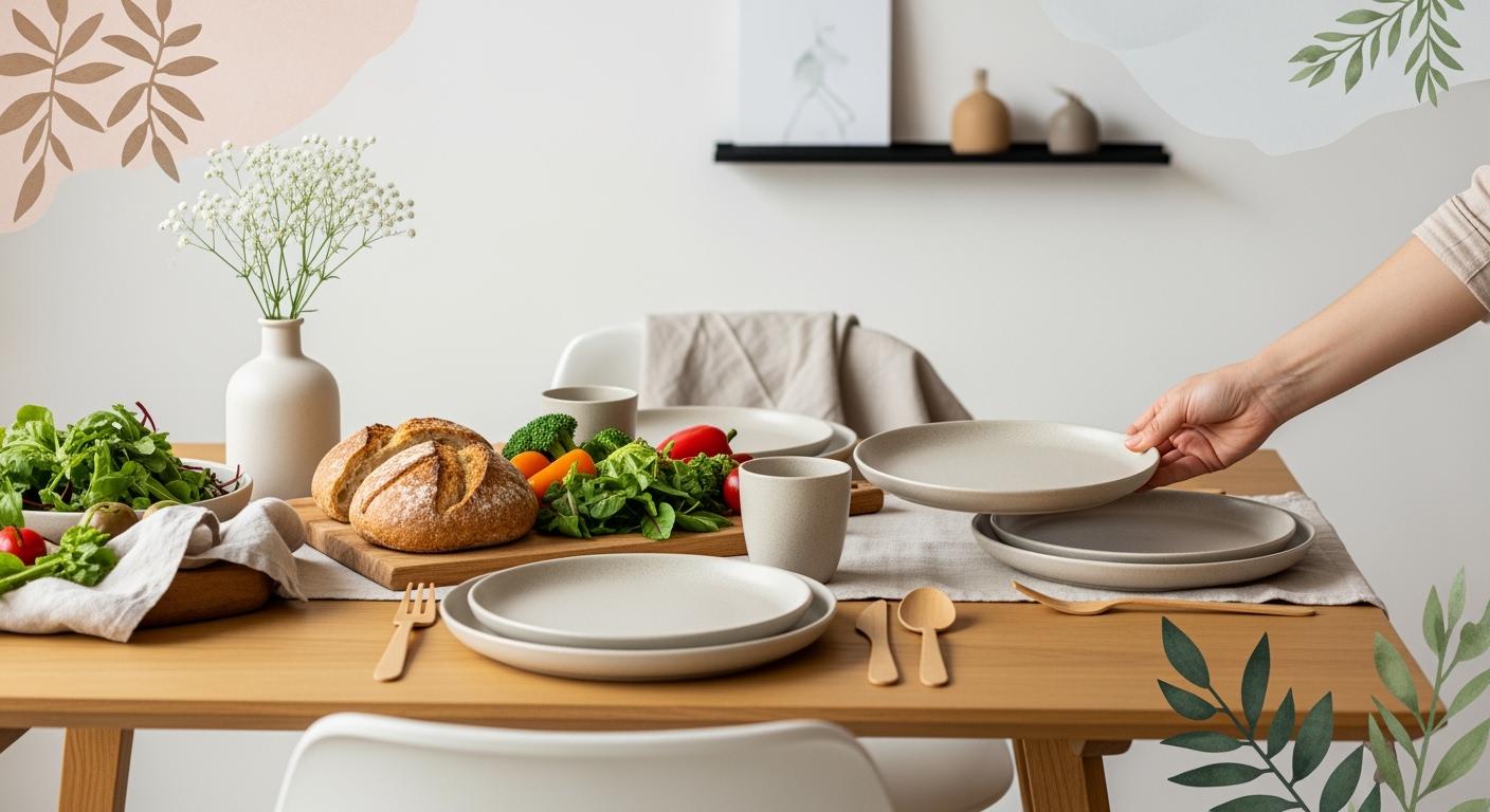 Rustic Modernism Surprises With Eco Plates - ECO-Lipak
