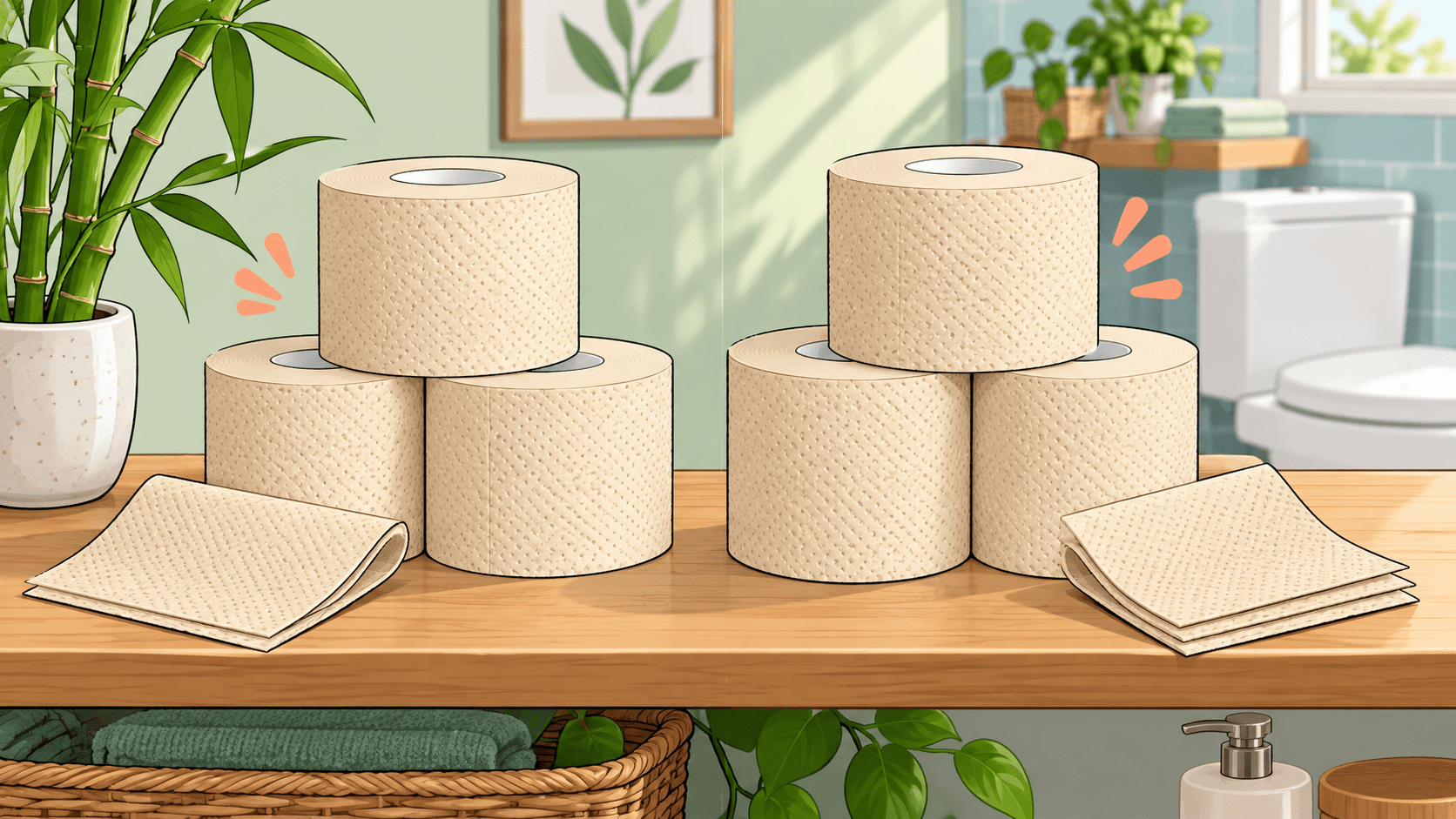 Septic-Safe Bamboo Toilet Paper: 2-Ply vs 3-Ply - ECO-Lipak