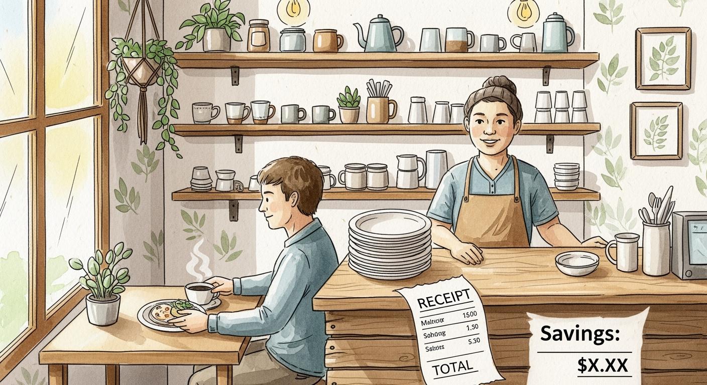 Small Cafes Save Big Choosing Bagasse Plates - ECOlipak