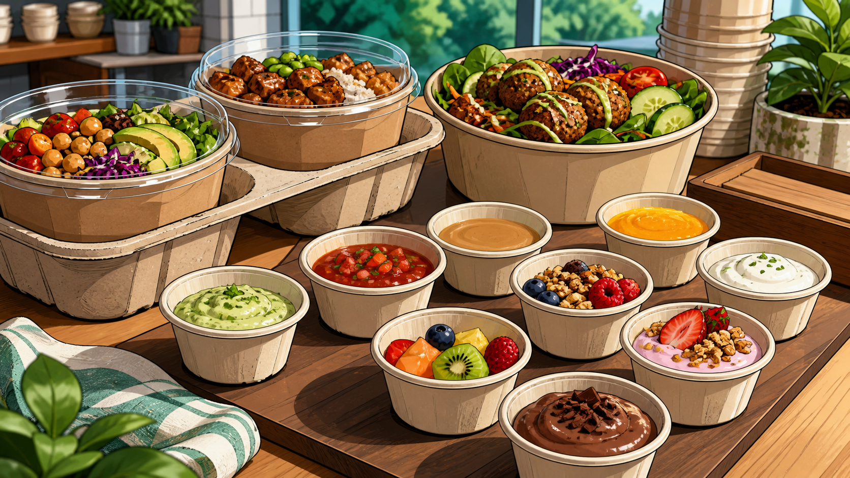 Sugarcane Souffle Cups for Sauces, Samples, and Dessert Bites - ECO-Lipak