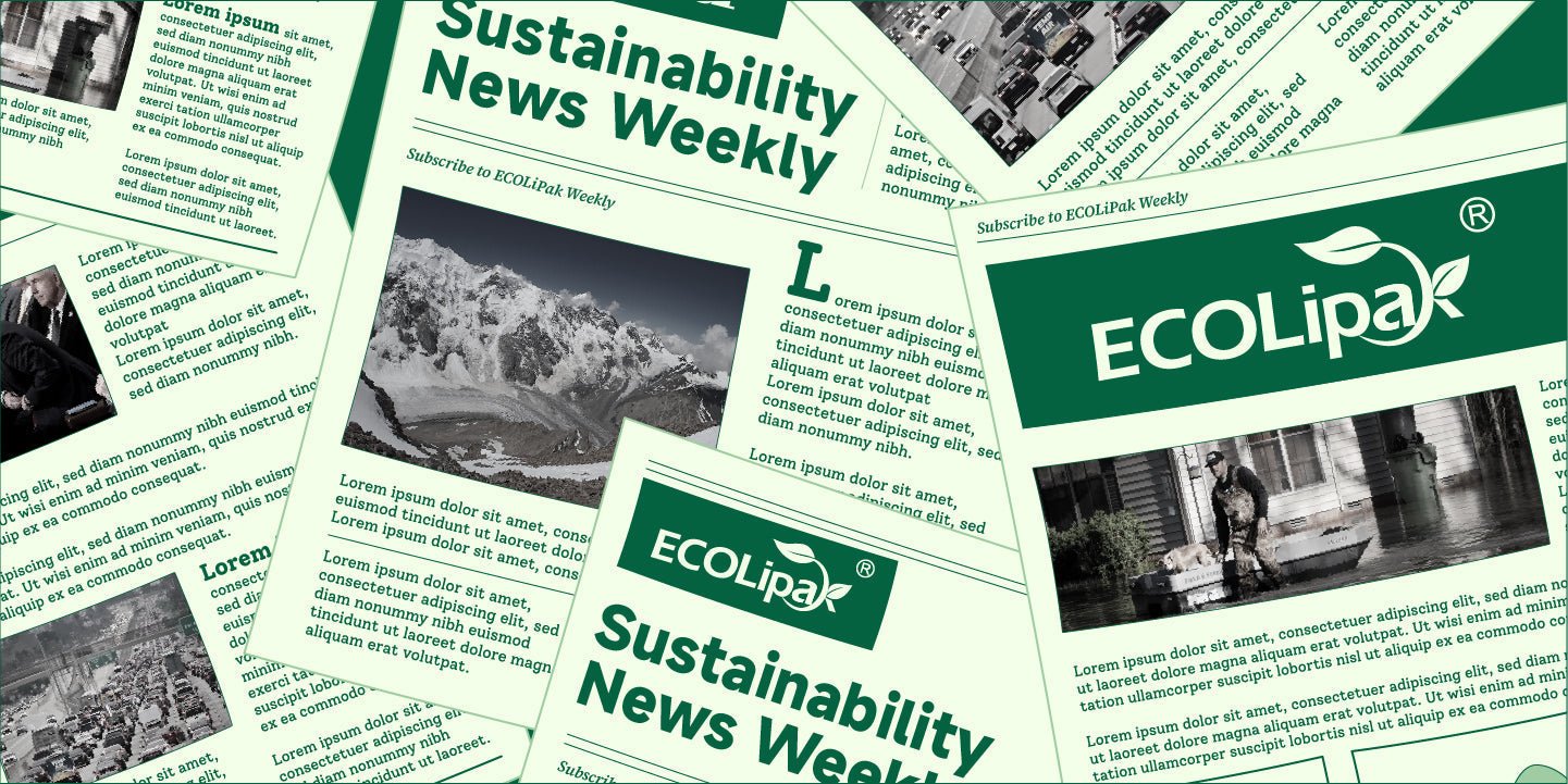 🌍 Sustainability News Weekly: Policy Setbacks, AI Climate Innovation, and Melting Glaciers - ECOlipak