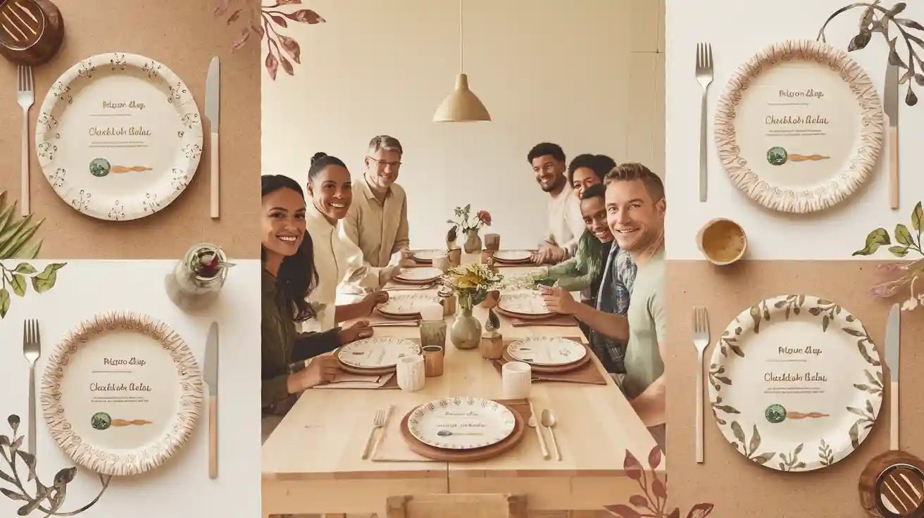 Sustainable Dining with Custom Paper Plates - ECOlipak