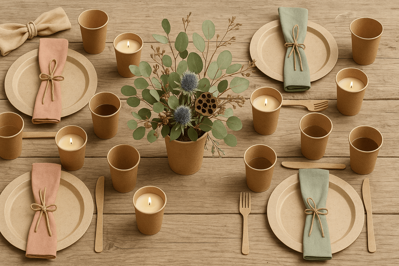Sustainable Table Styling Tips - ECOlipak