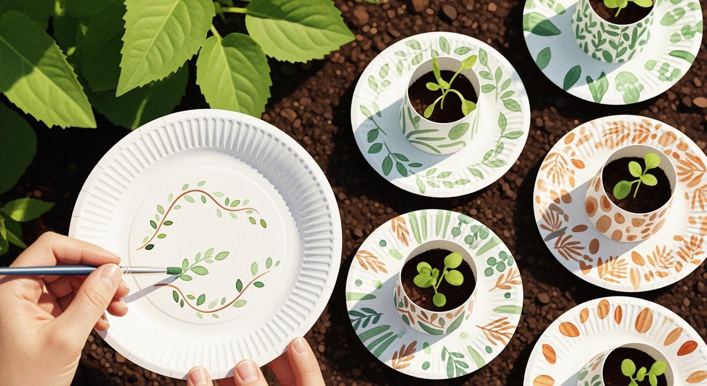 Transforming Paper Plates The Ultimate Garden Hack - ECOlipak