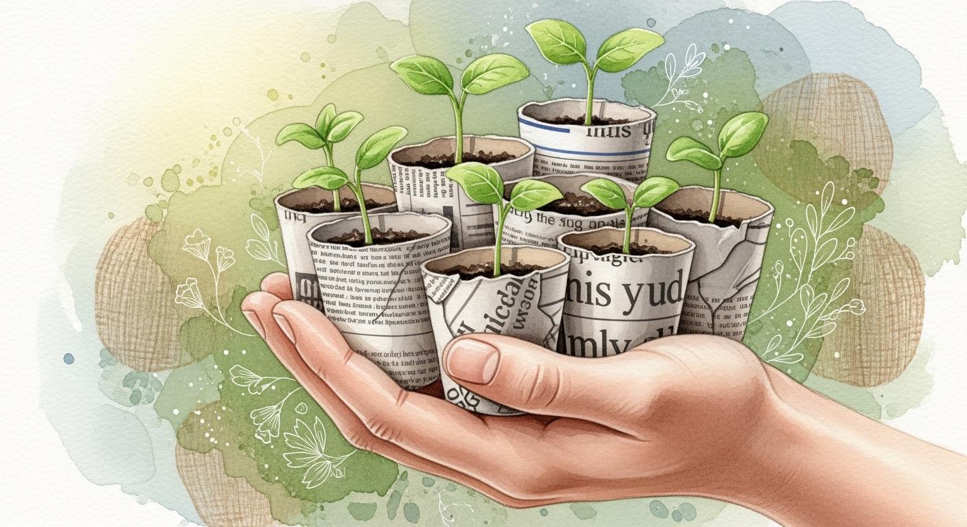 Upcycled Seedling Cups - ECO-Lipak