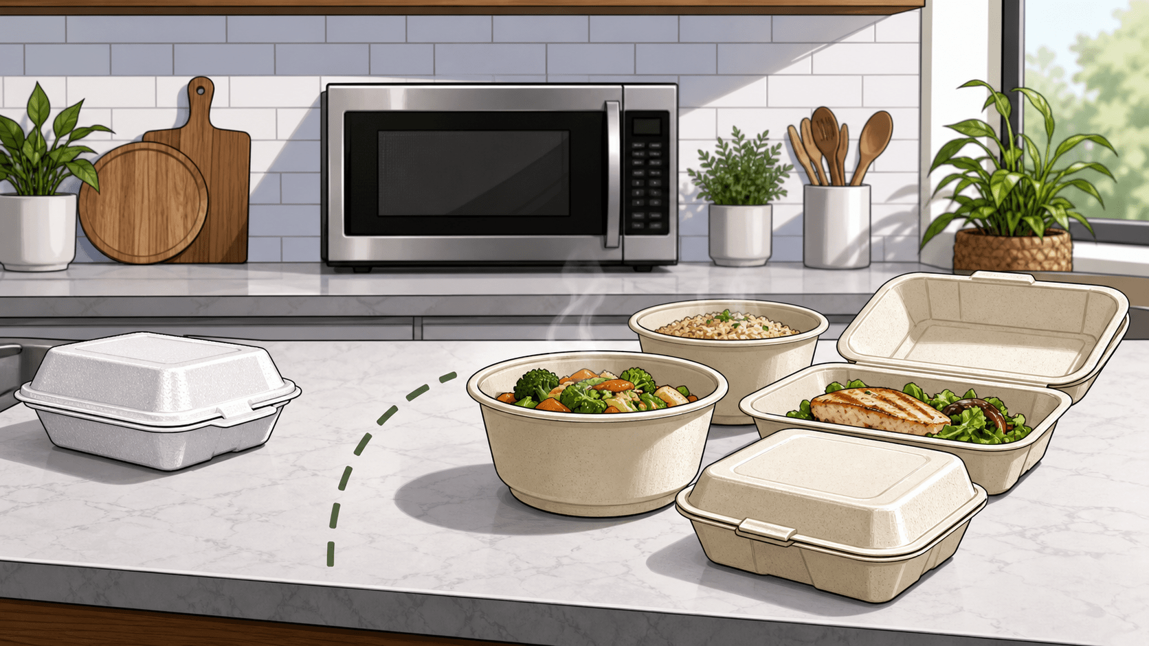 What Happens When You Microwave Styrofoam? Safer Reheating Rules for Takeout - ECO-Lipak
