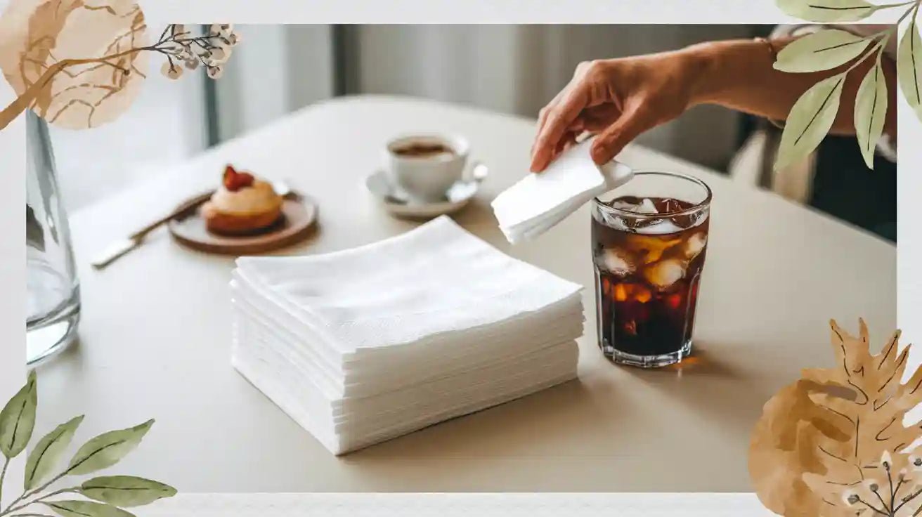 What Makes White Beverage Napkins Essential - ECOlipak